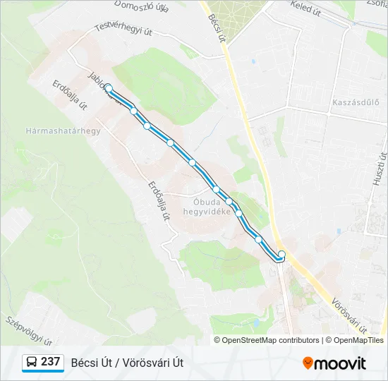 237 Bus Line Map
