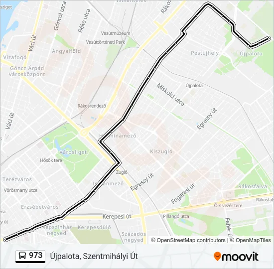 973 Bus Line Map