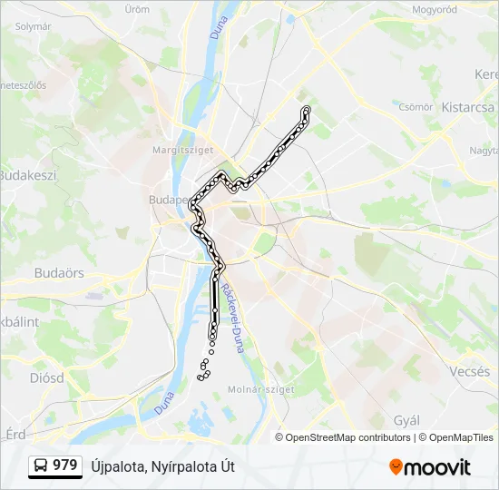 979 Bus Line Map