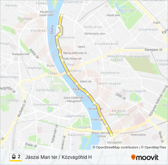 2 Light Rail Line Map