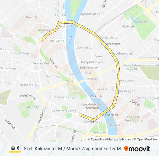 6 Light Rail Line Map