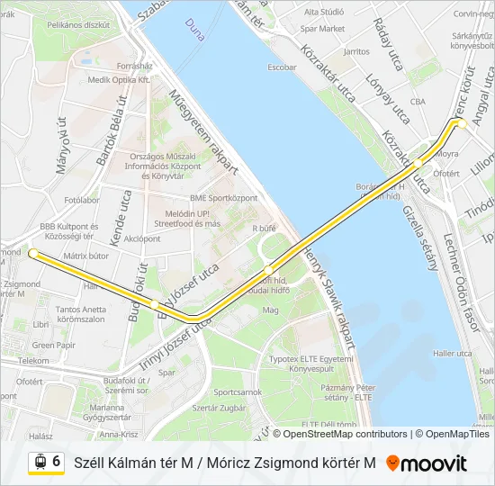 6 Light Rail Line Map