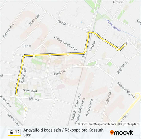 12 Light Rail Line Map