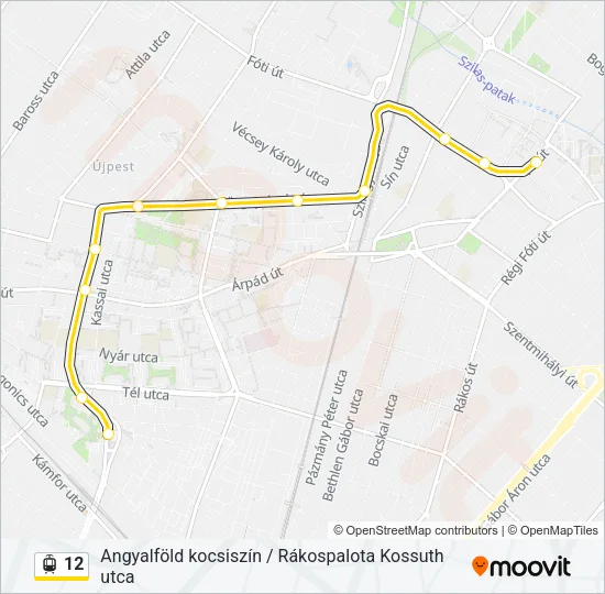 12 Light Rail Line Map