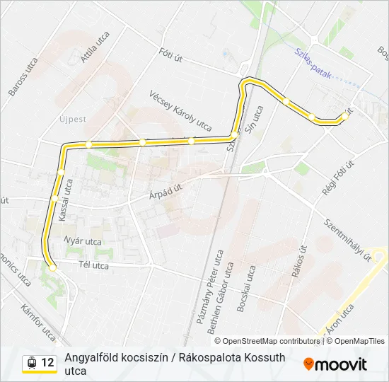 12 Light Rail Line Map