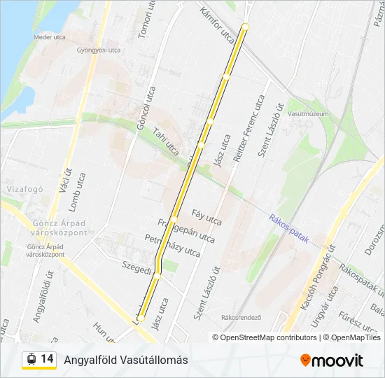 14 Light Rail Line Map