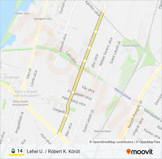 14 Light Rail Line Map