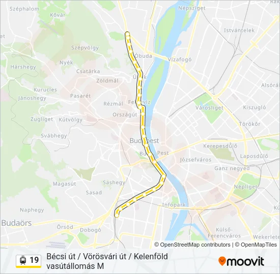 19 Light Rail Line Map