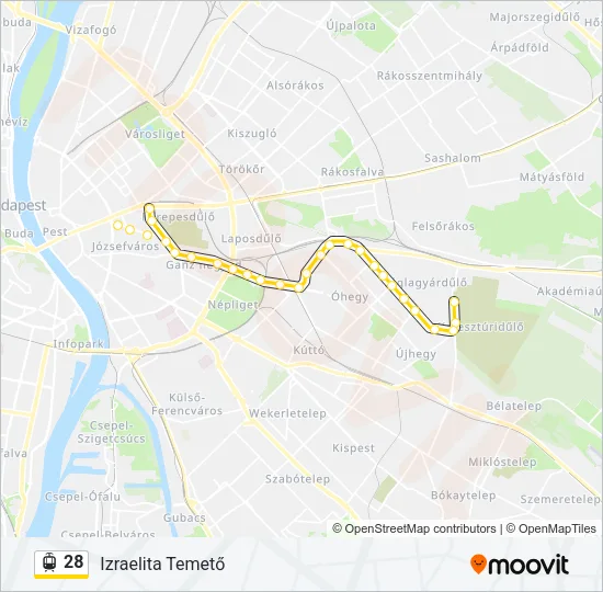 28 Light Rail Line Map