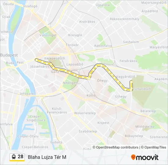 28 Light Rail Line Map