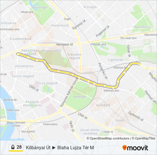 28 light rail Line Map