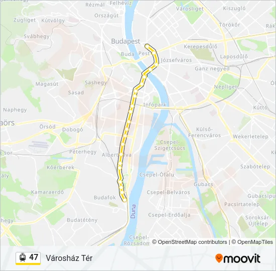 47 Light Rail Line Map