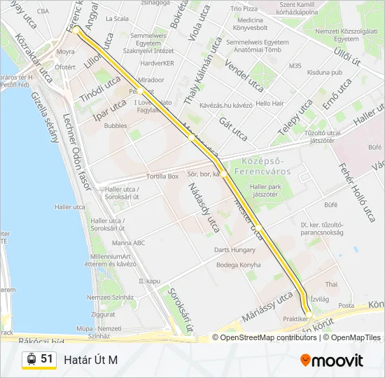 51 Light Rail Line Map