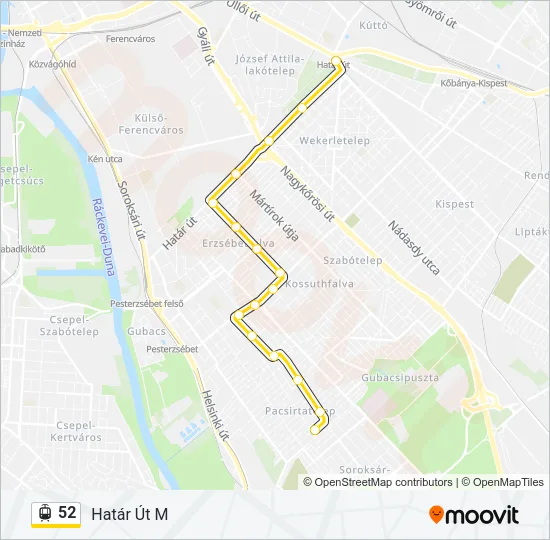 52 Light Rail Line Map