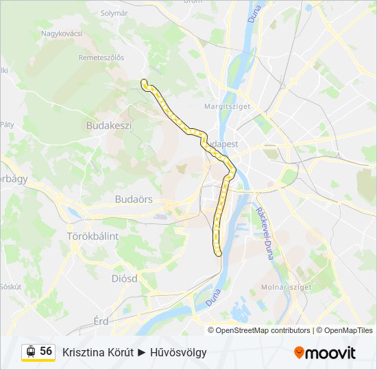 56 light rail Line Map