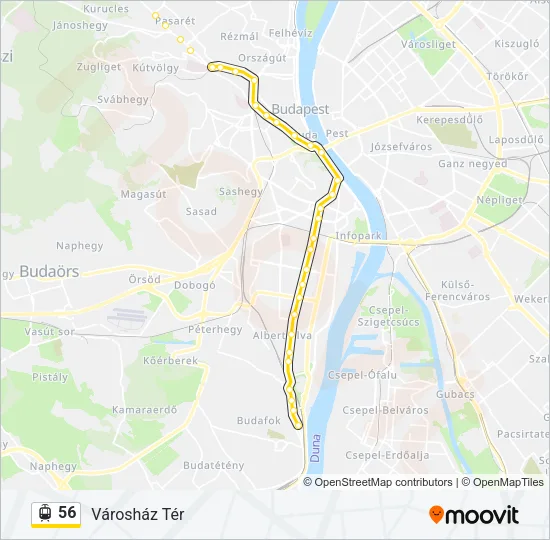 56 Light Rail Line Map