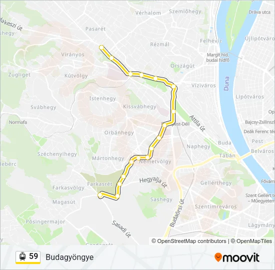 59 Light Rail Line Map