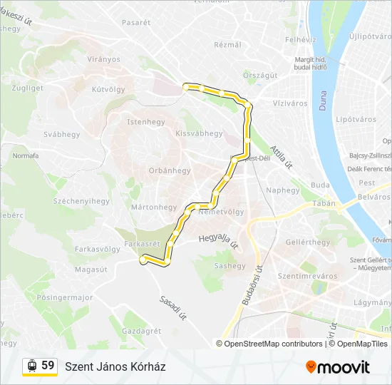 59 Light Rail Line Map
