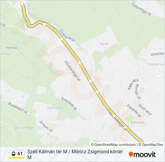 61 Light Rail Line Map
