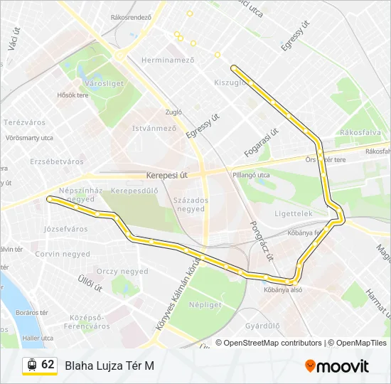 62 Light Rail Line Map