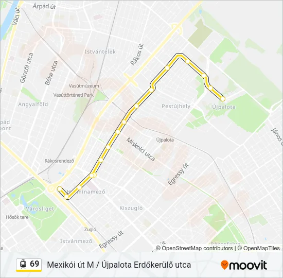 69 Light Rail Line Map