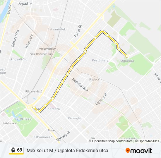 69 light rail Line Map