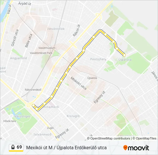 69 Light Rail Line Map