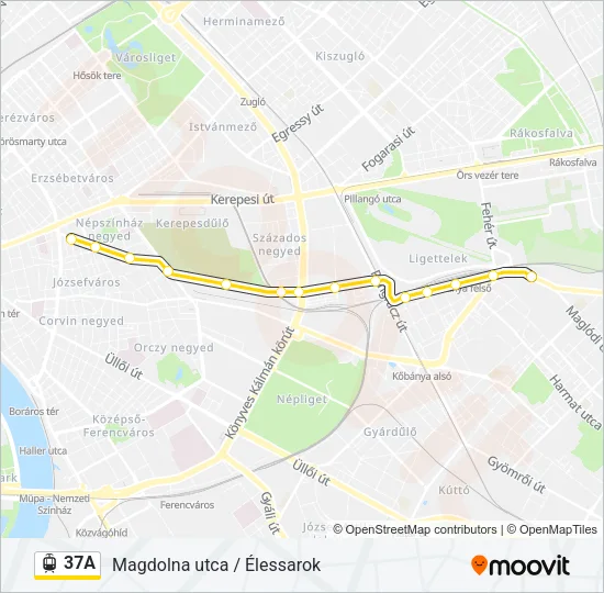 37A Light Rail Line Map
