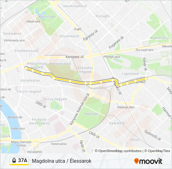 37A Light Rail Line Map
