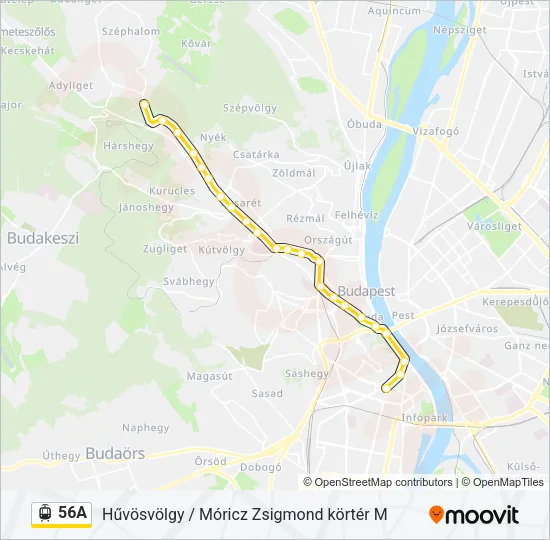 56A Light Rail Line Map