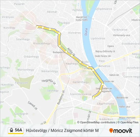 56A Light Rail Line Map