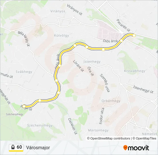 60 Light Rail Line Map