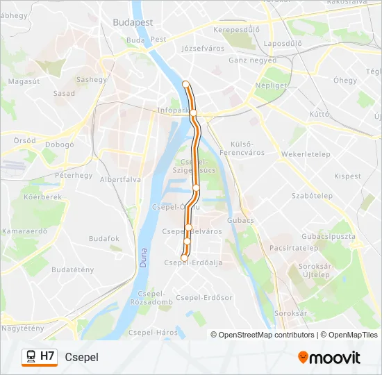 H7 Train Line Map