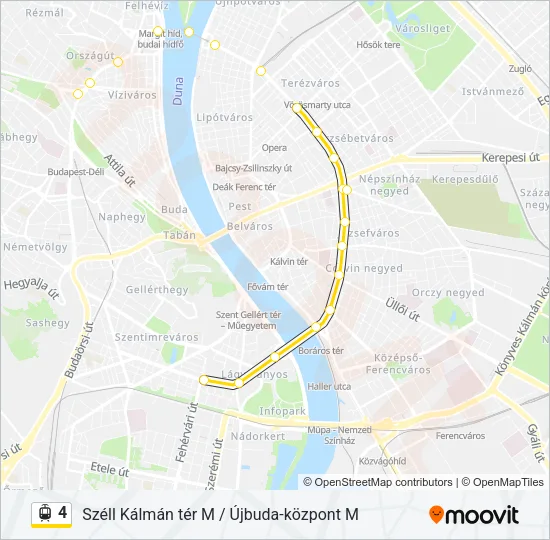 4 Light Rail Line Map