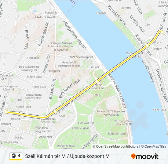 4 Light Rail Line Map