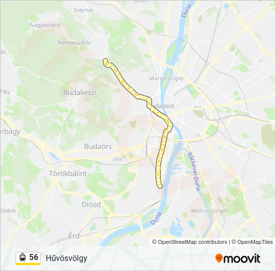 56 Light Rail Line Map