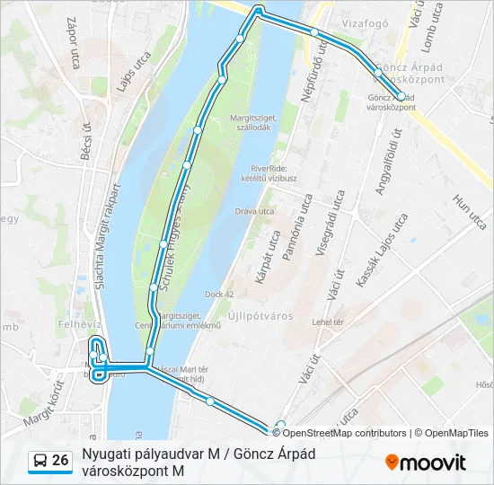 26 Bus Line Map