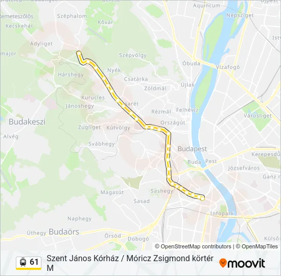 61 Light Rail Line Map