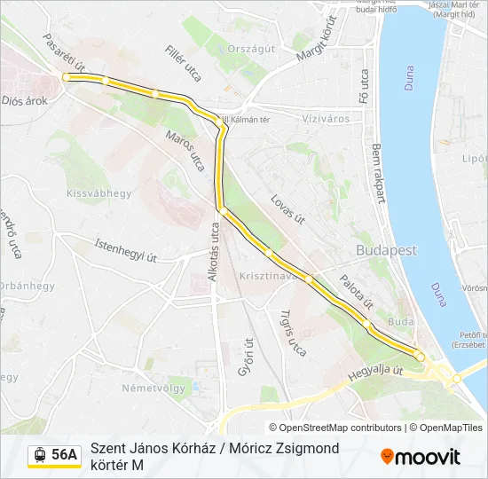 56A Light Rail Line Map