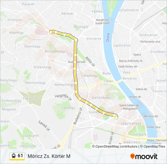 61 Light Rail Line Map