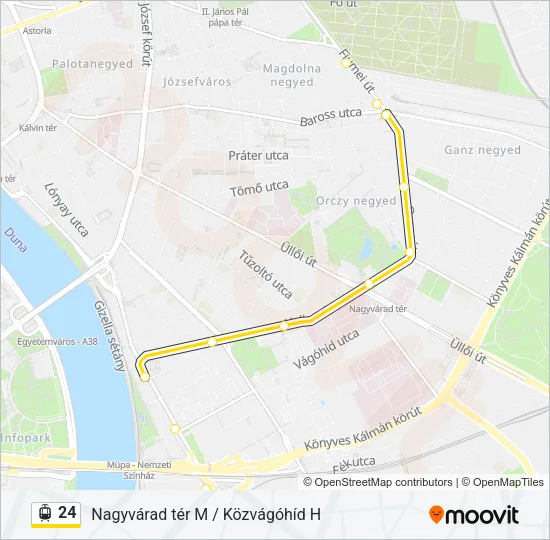 24 Light Rail Line Map