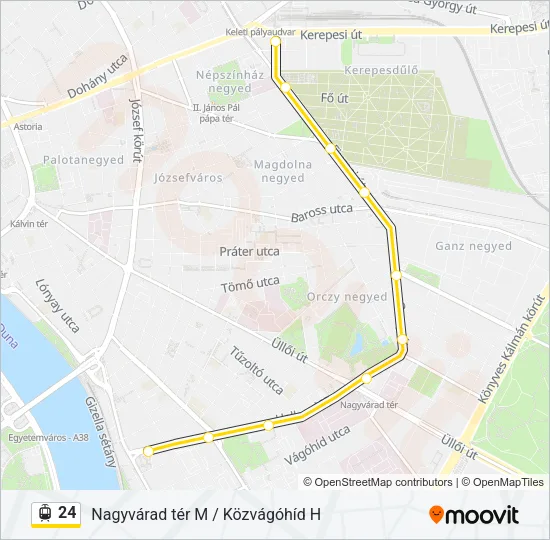 24 Light Rail Line Map