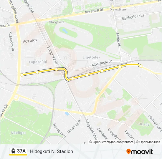 37A Light Rail Line Map