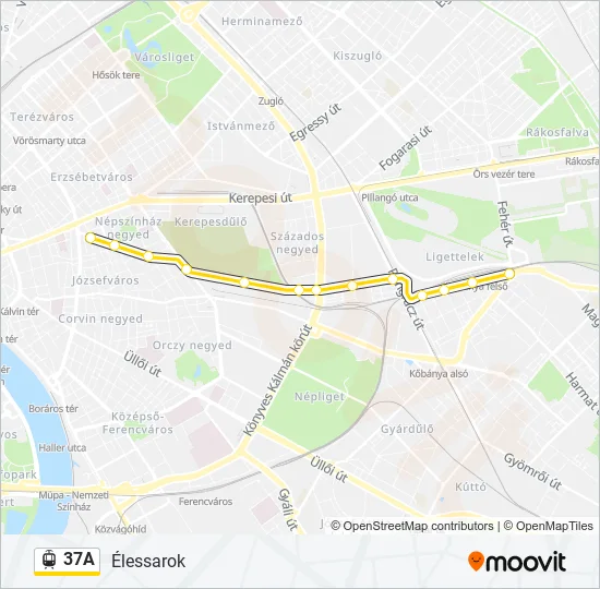 37A Light Rail Line Map