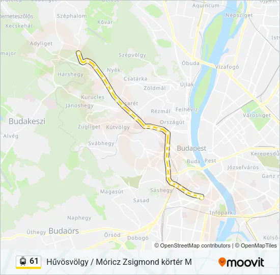 61 Light Rail Line Map
