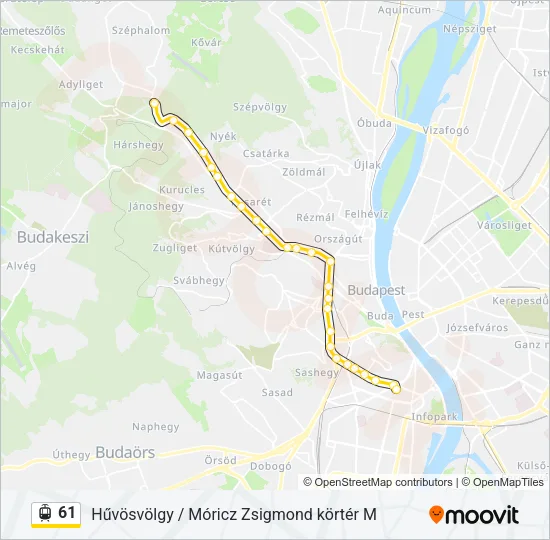 61 Light Rail Line Map