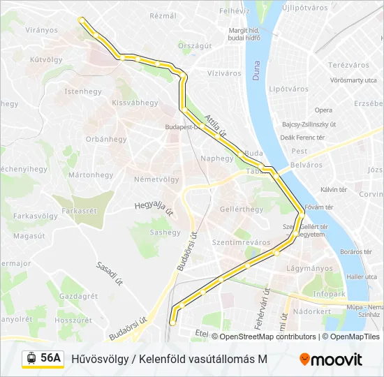 56A Light Rail Line Map