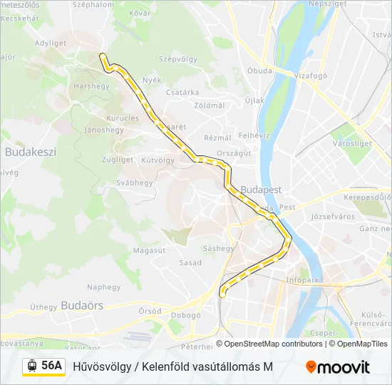 56A Light Rail Line Map