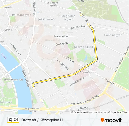 24 Light Rail Line Map