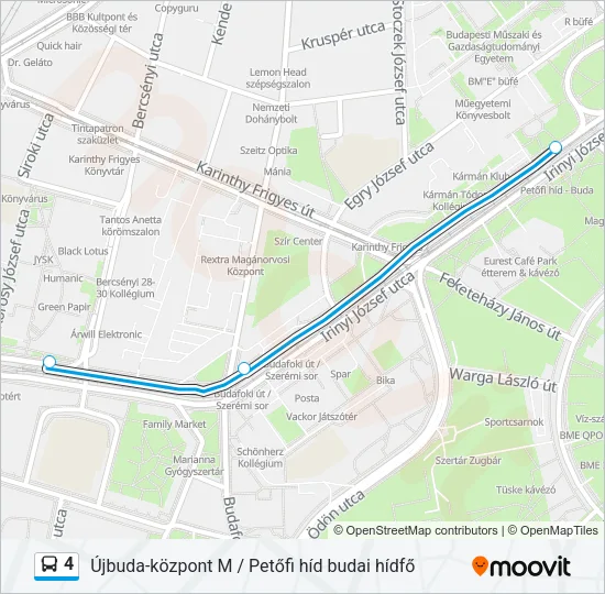 4 Bus Line Map